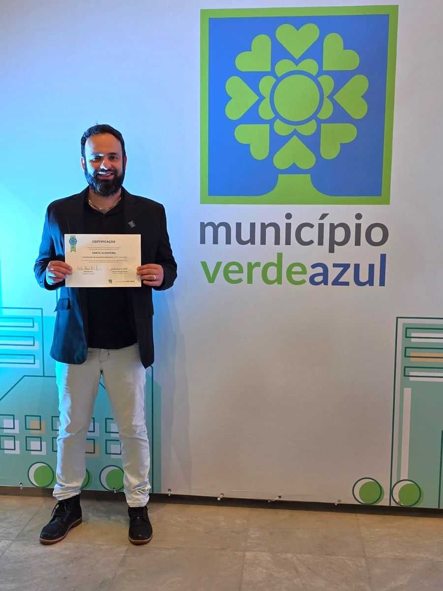 Santa Albertina conquista, pela primeira vez na história, certificado de Município VerdeAzul e recebe a maior pontuação entre os municípios da região