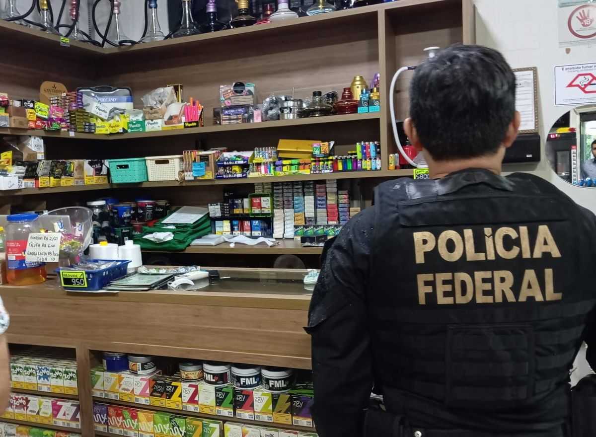 Operação da Polícia Federal combate o comércio de cigarros eletrônicos na região de Jales