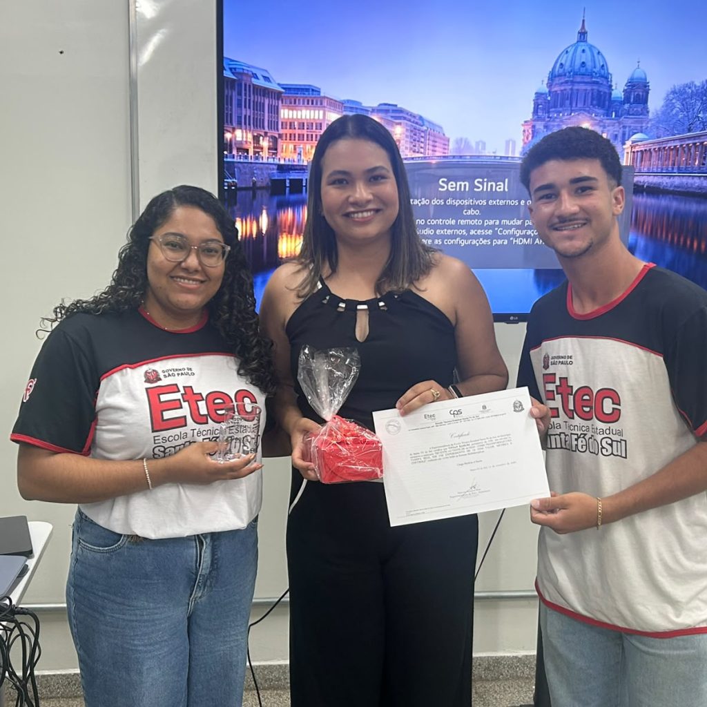 Jalesense compartilha conhecimentos sobre Inteligência Artificial com estudantes da Etec de Santa Fé do Sul
