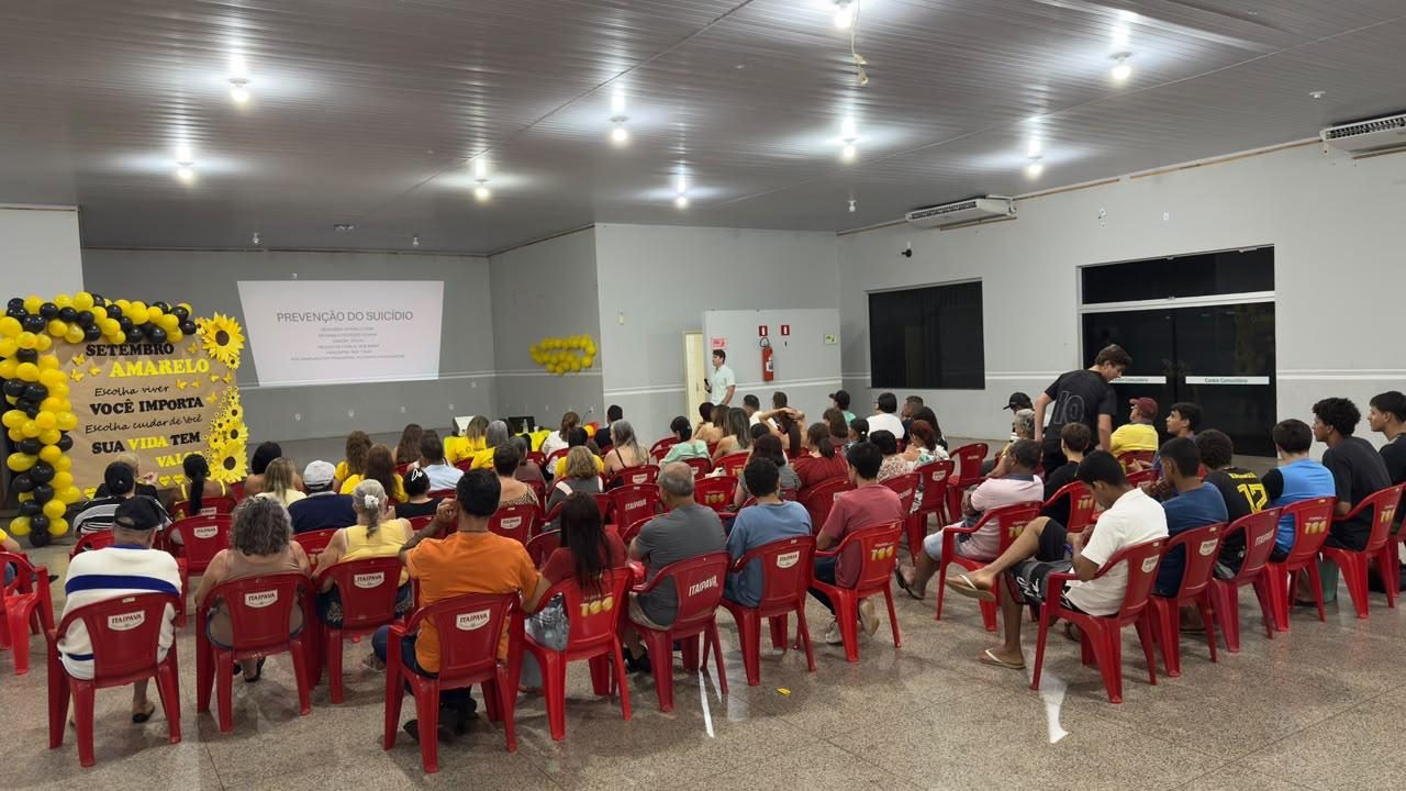 Santa Salete promove palestra sobre saúde mental em ação do Setembro Amarelo