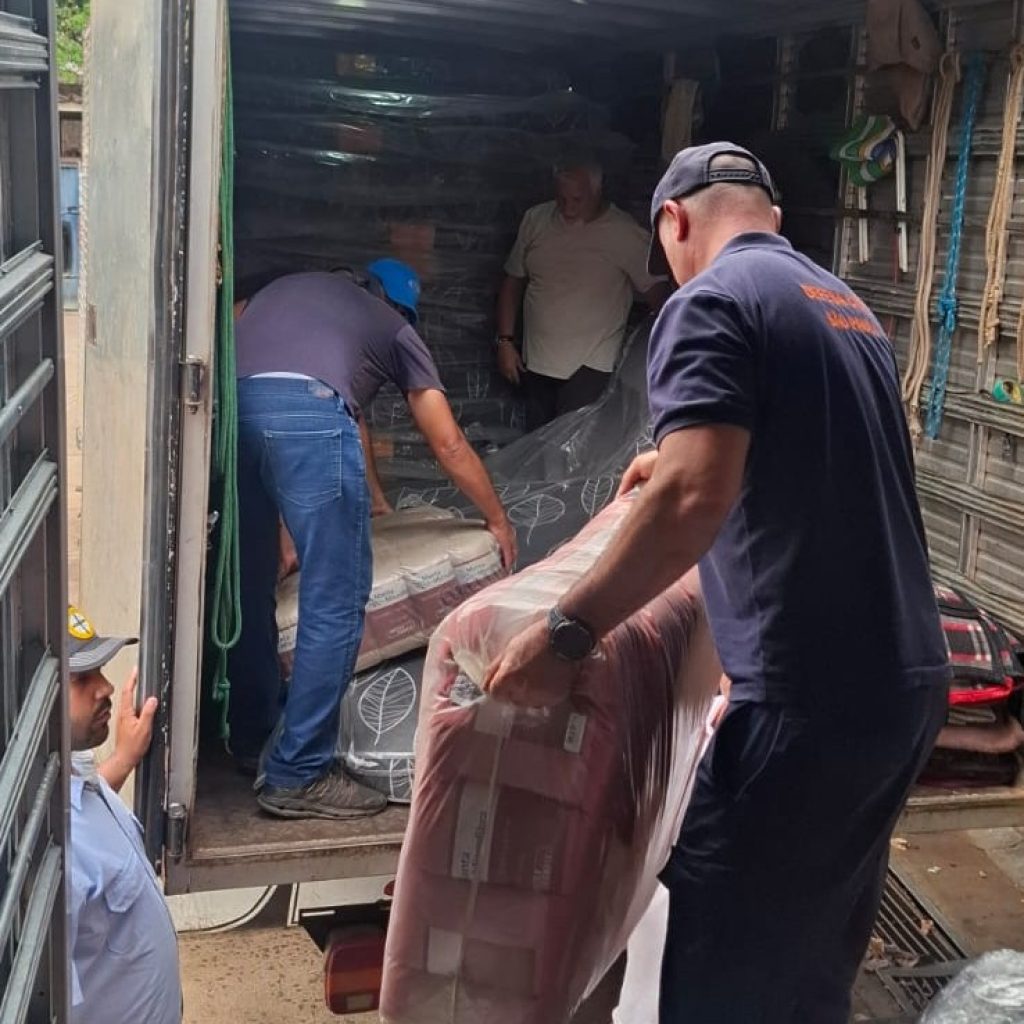 Vendaval causa danos em casas e deixa moradores desalojados no distrito de Dalas, em Palmeira D’Oeste