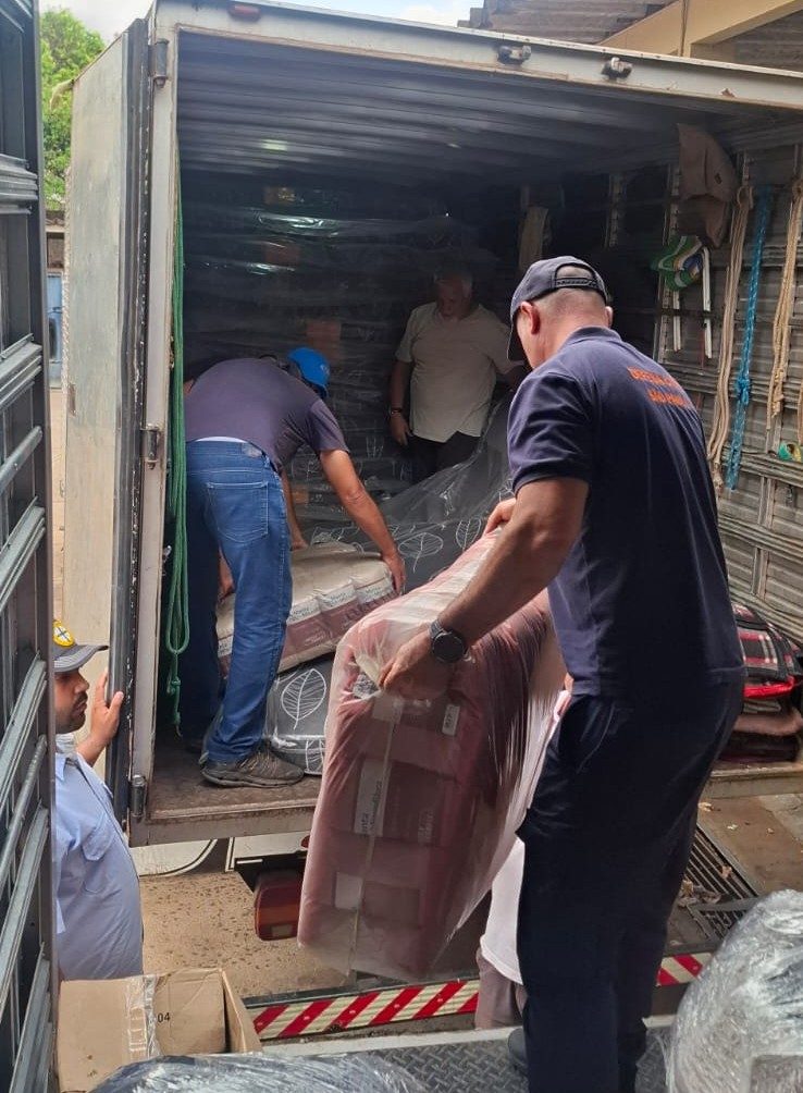 Vendaval causa danos em casas e deixa moradores desalojados no distrito de Dalas, em Palmeira D’Oeste